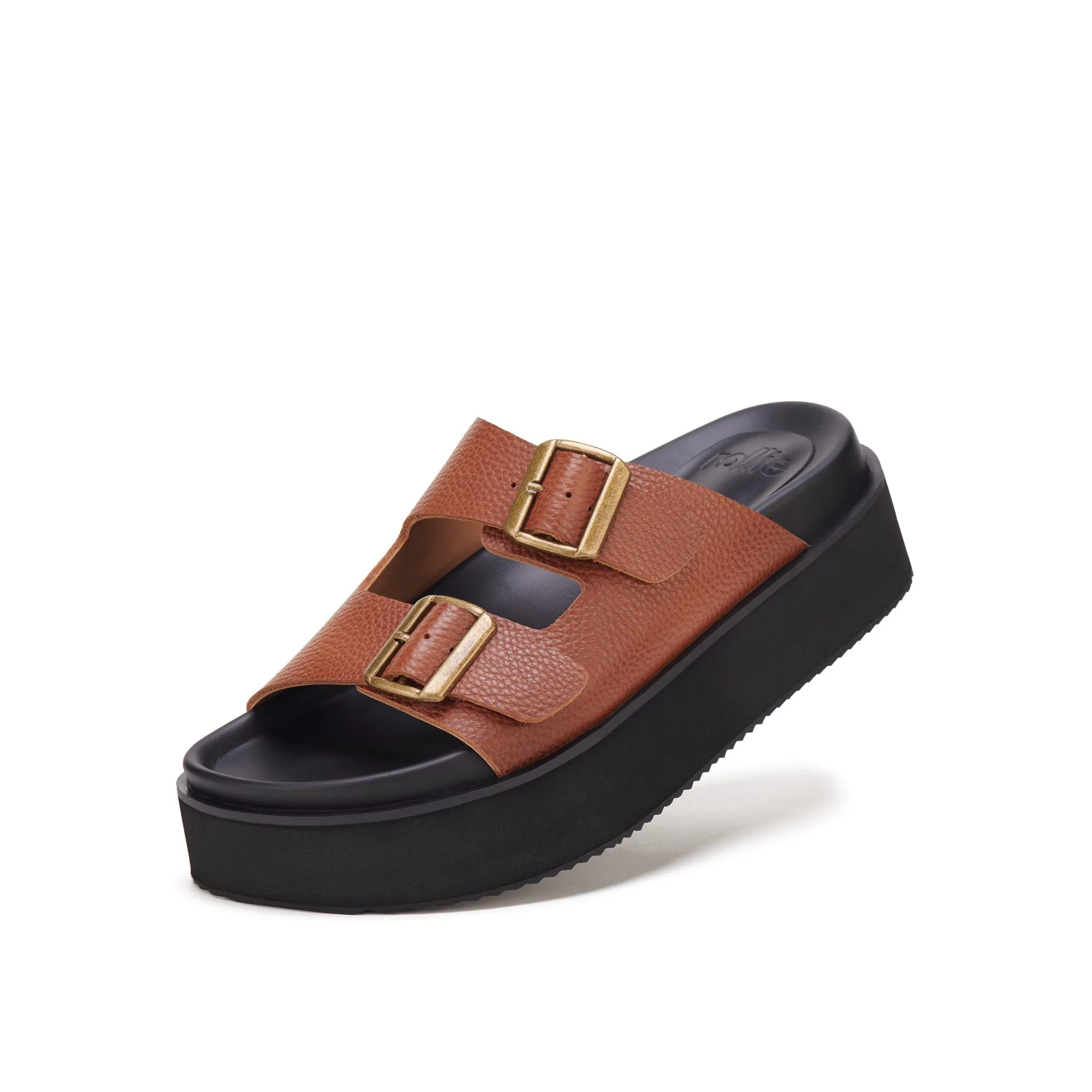 Ace Slide Burnish Tan/Black