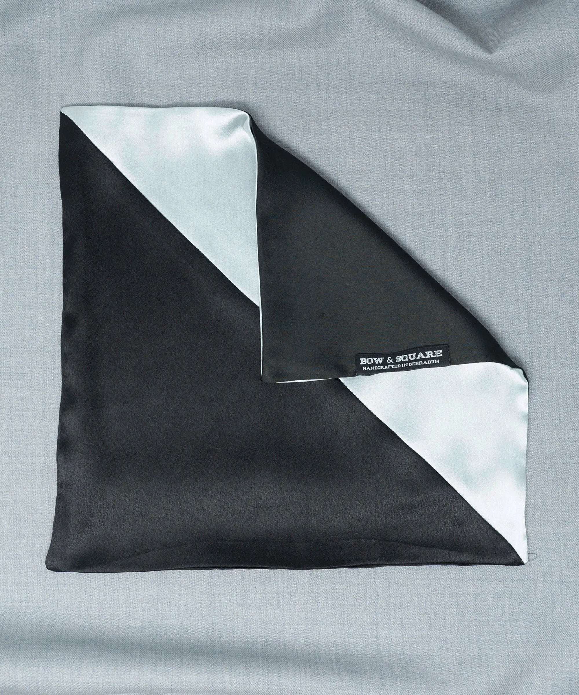 After 8 Black Pocket Square