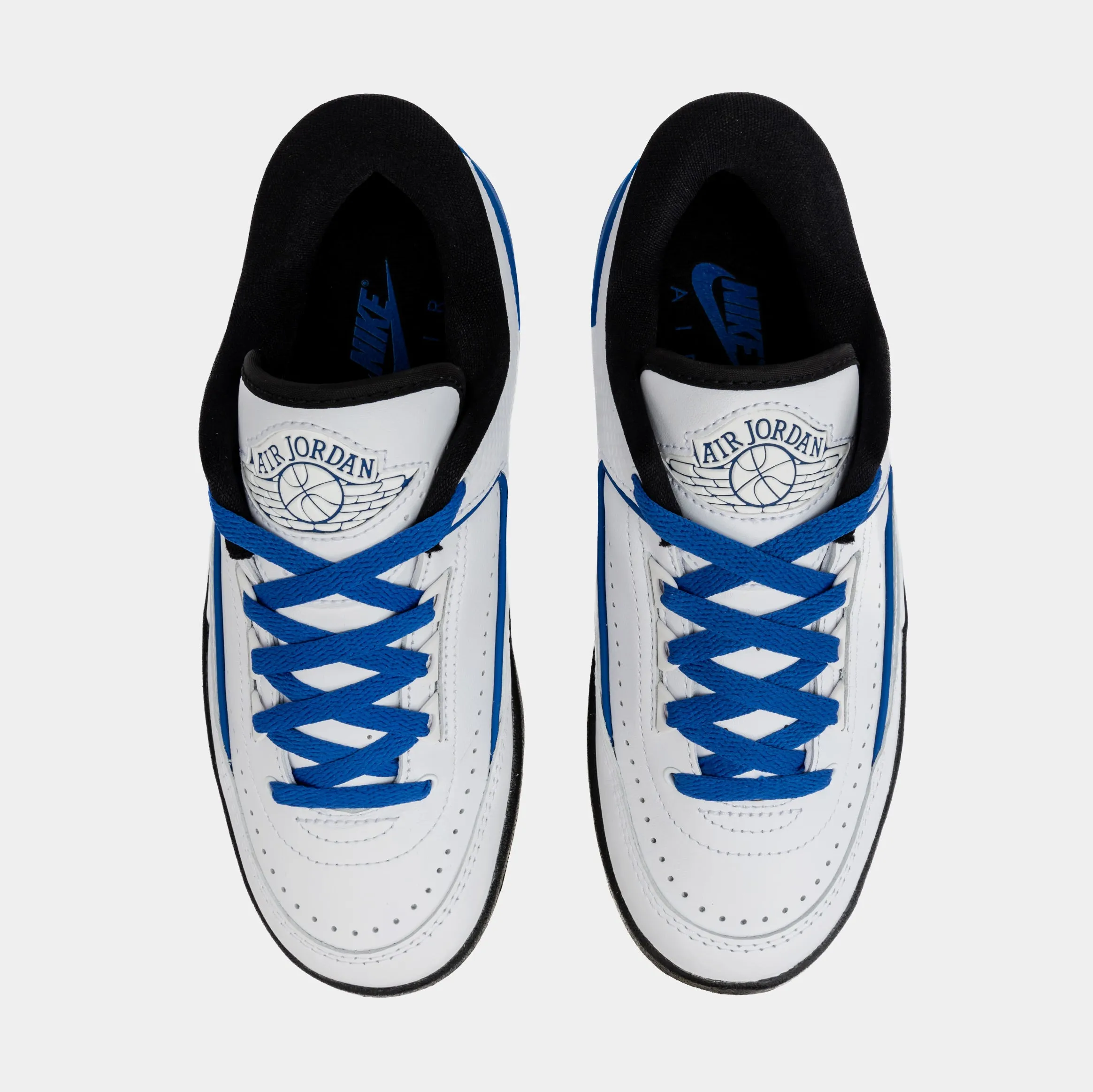 Air Jordan 2 Retro Low Varsity Royal Womens Lifestyle Shoes (White/Blue)