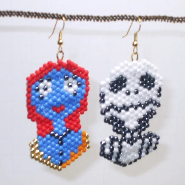 Alina Jack and Sally Beaded Earrings