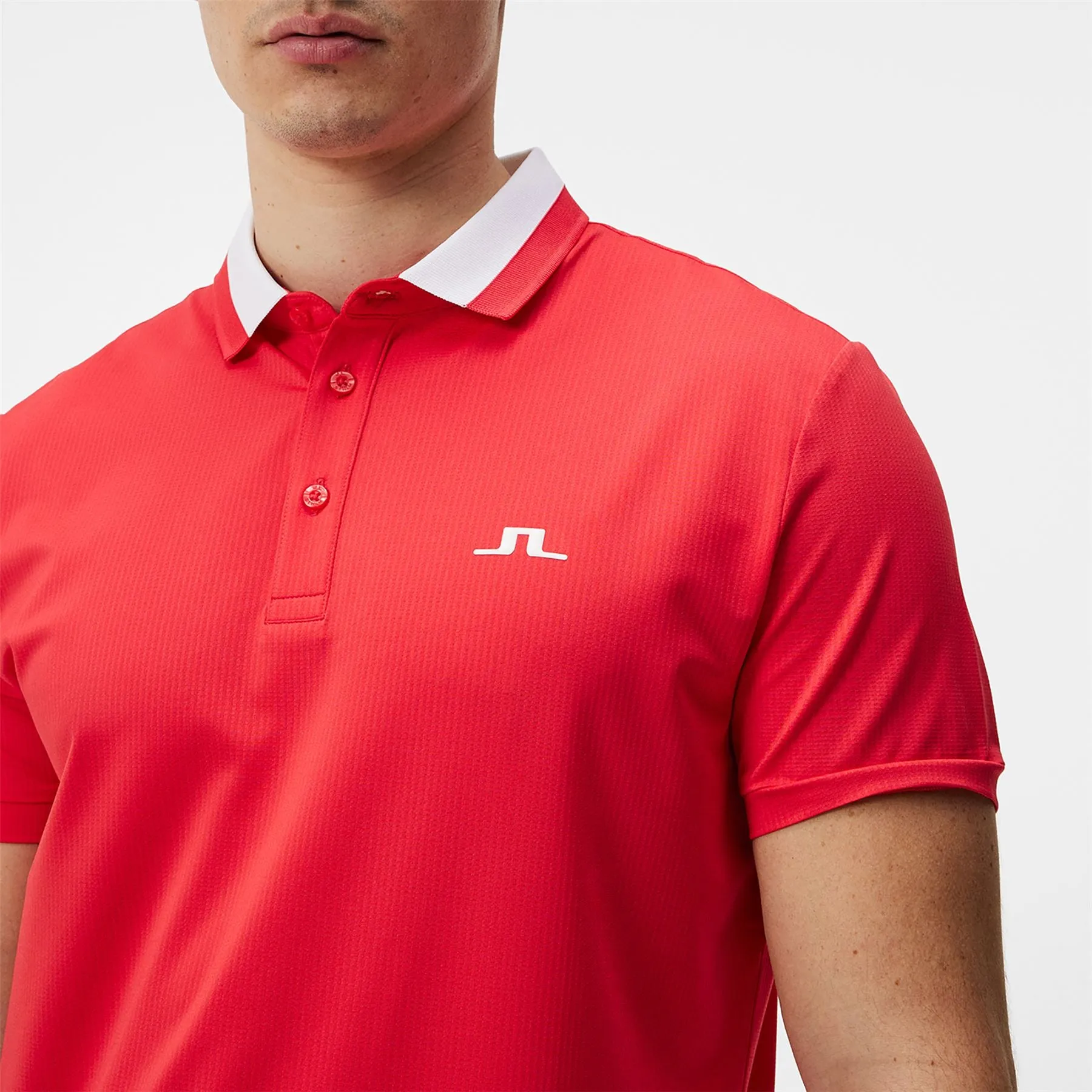 Benji Regular Fit Light Jersey Polo Bittersweet Red - SU24