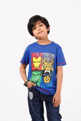 Boy's Short Sleeves Graphics Tee