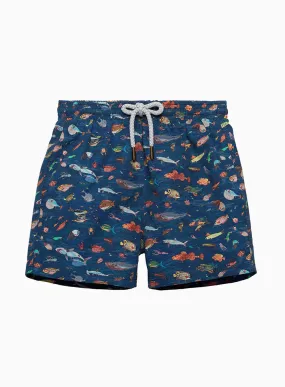 Boys Swimshorts in Aquarium