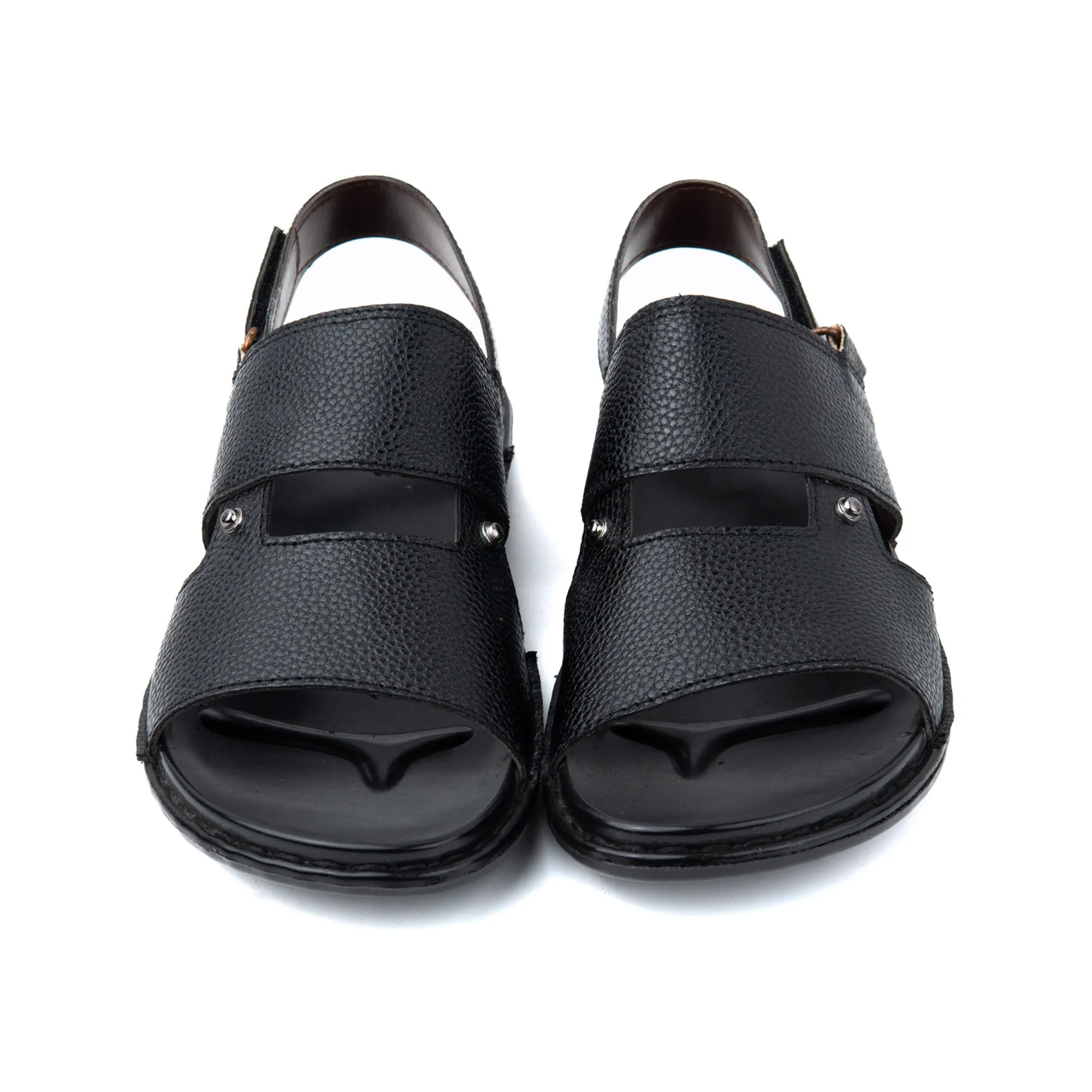 Broad Strap Men Leather Sandals