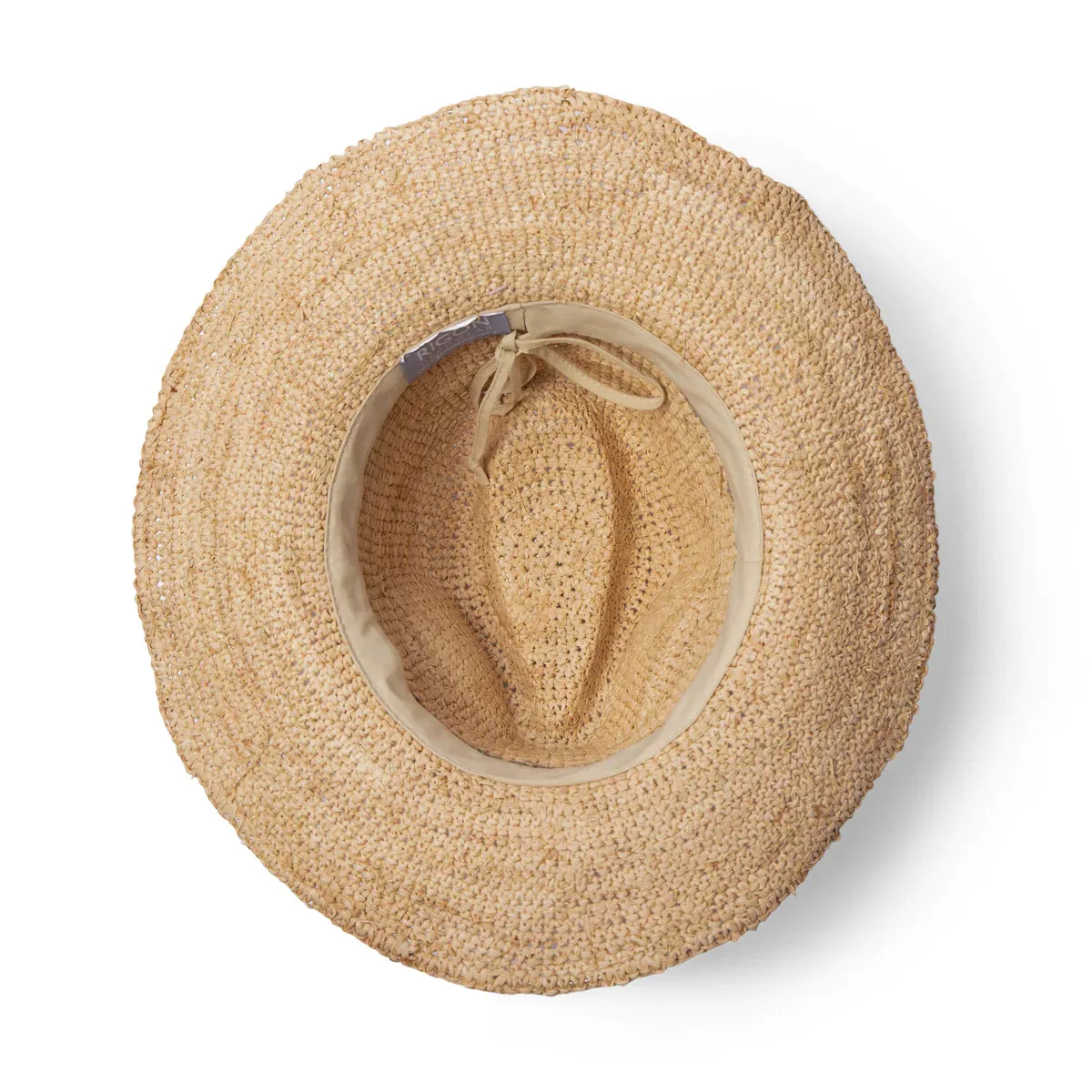 Castaway Handwoven Raffia Cowboy  - Natural BD129