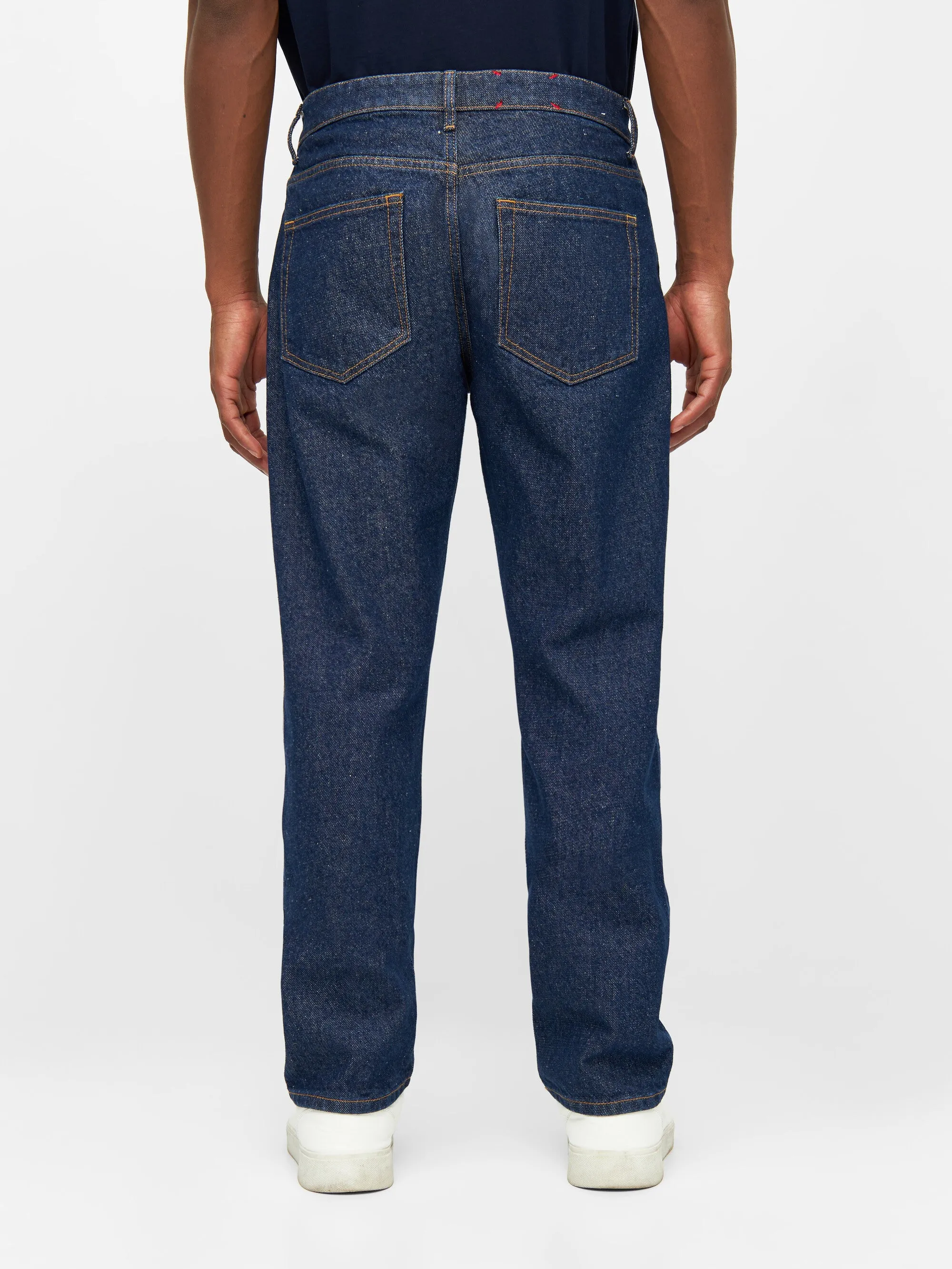 CHUCK regular straight denim jeans classic indigo REBORN™ - Classic indigo