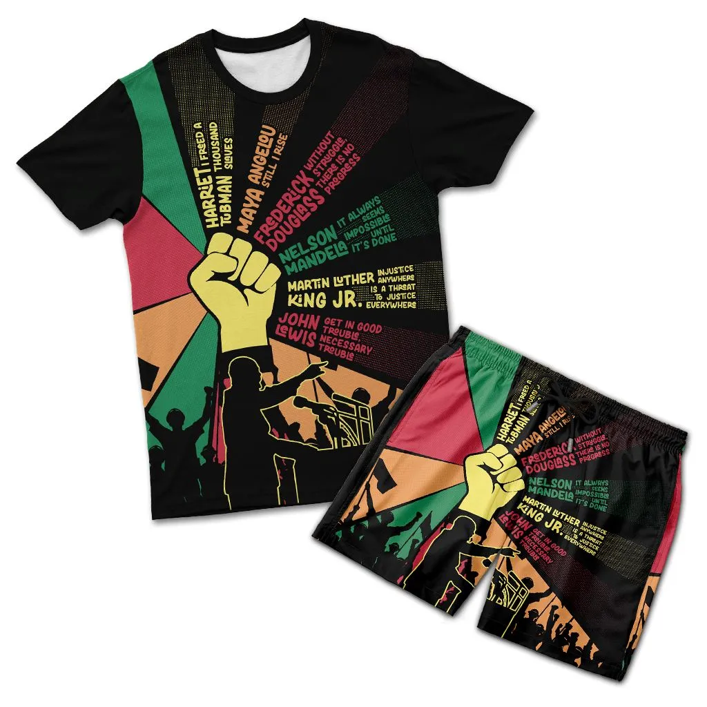 Civil Rights Awakening T-shirt and Shorts Set