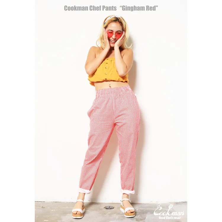 Cookman Chef Pants - Gingham Red