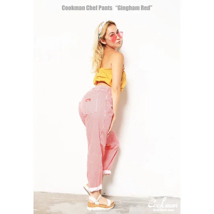 Cookman Chef Pants - Gingham Red