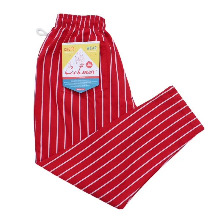 Cookman Chef Pants - Stripe : Red