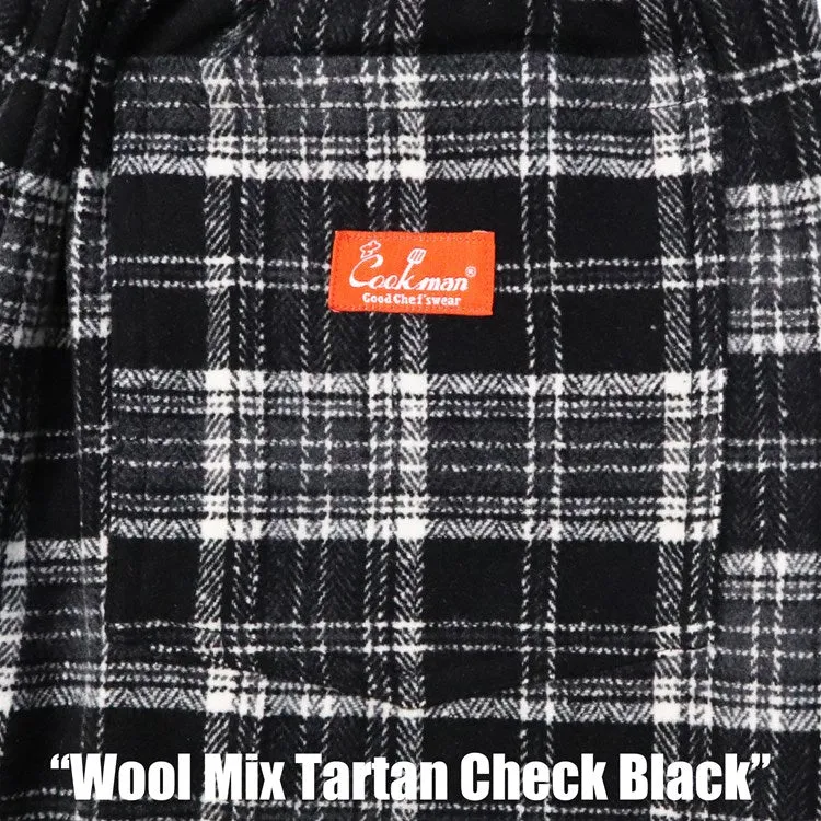 Cookman Chef Pants - Wool Mix Tartan : Black