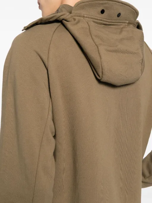 C.P. Company Diagonal Raised Fleece Goggle Hoodie