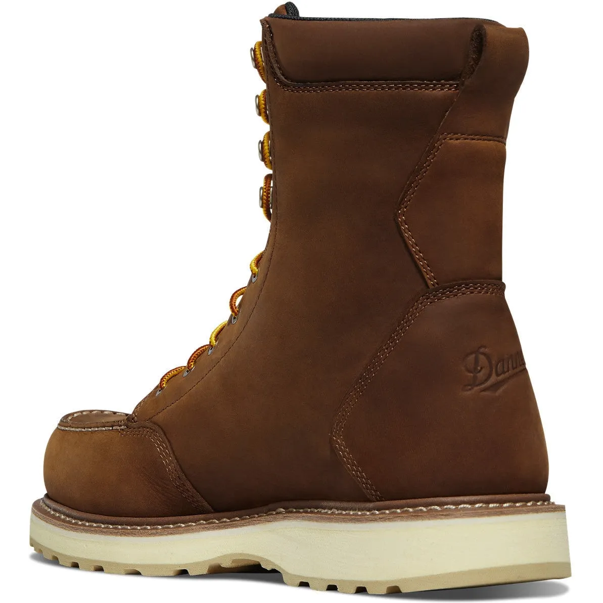 Danner Men's Cedar River 8" WP Alumi Moc Toe Work Boot -Brown- 14303