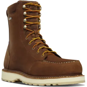 Danner Men's Cedar River 8" WP Alumi Moc Toe Work Boot -Brown- 14303