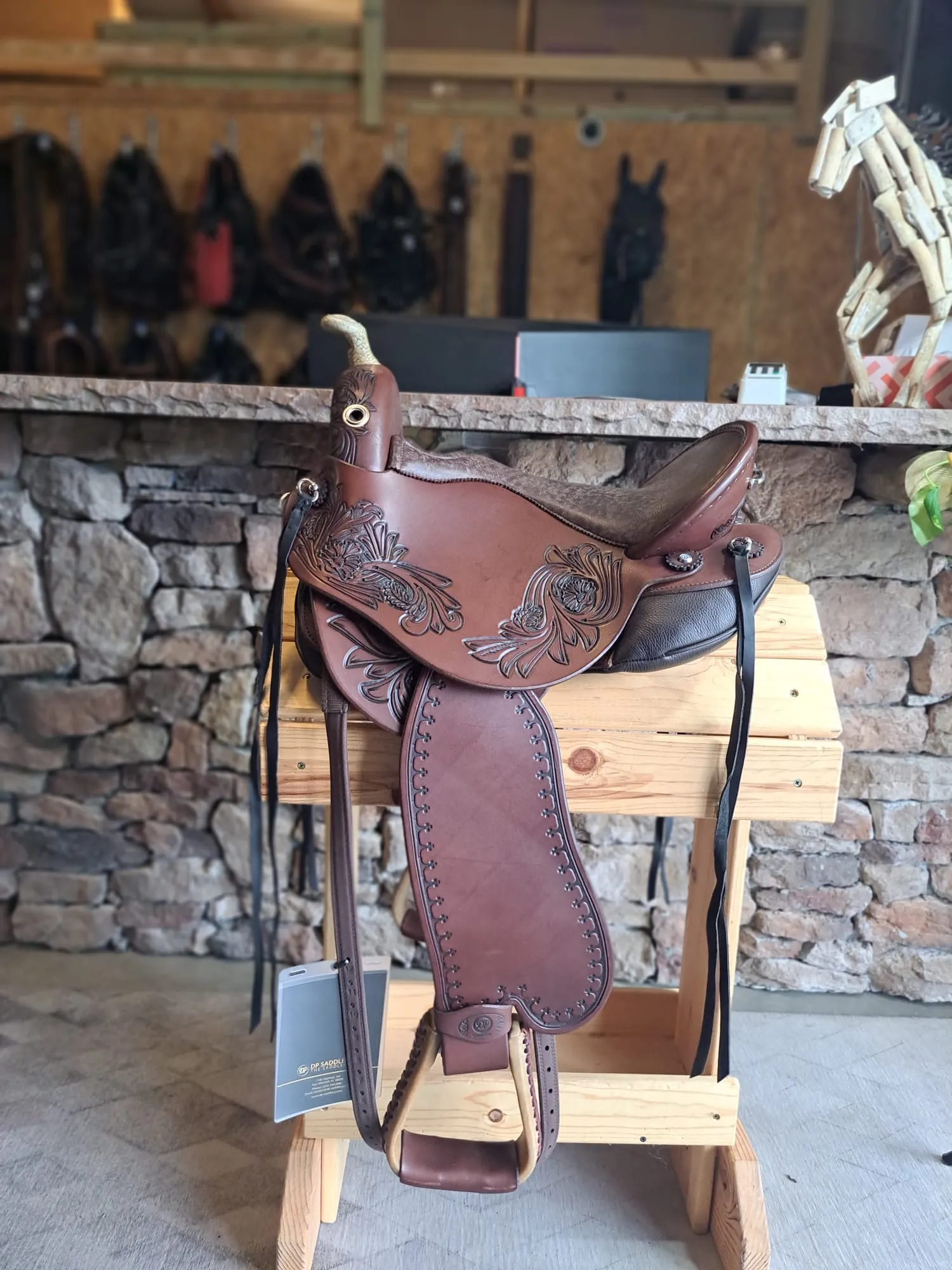 DP Saddlery Quantum Short & Light Western 6214(WD)