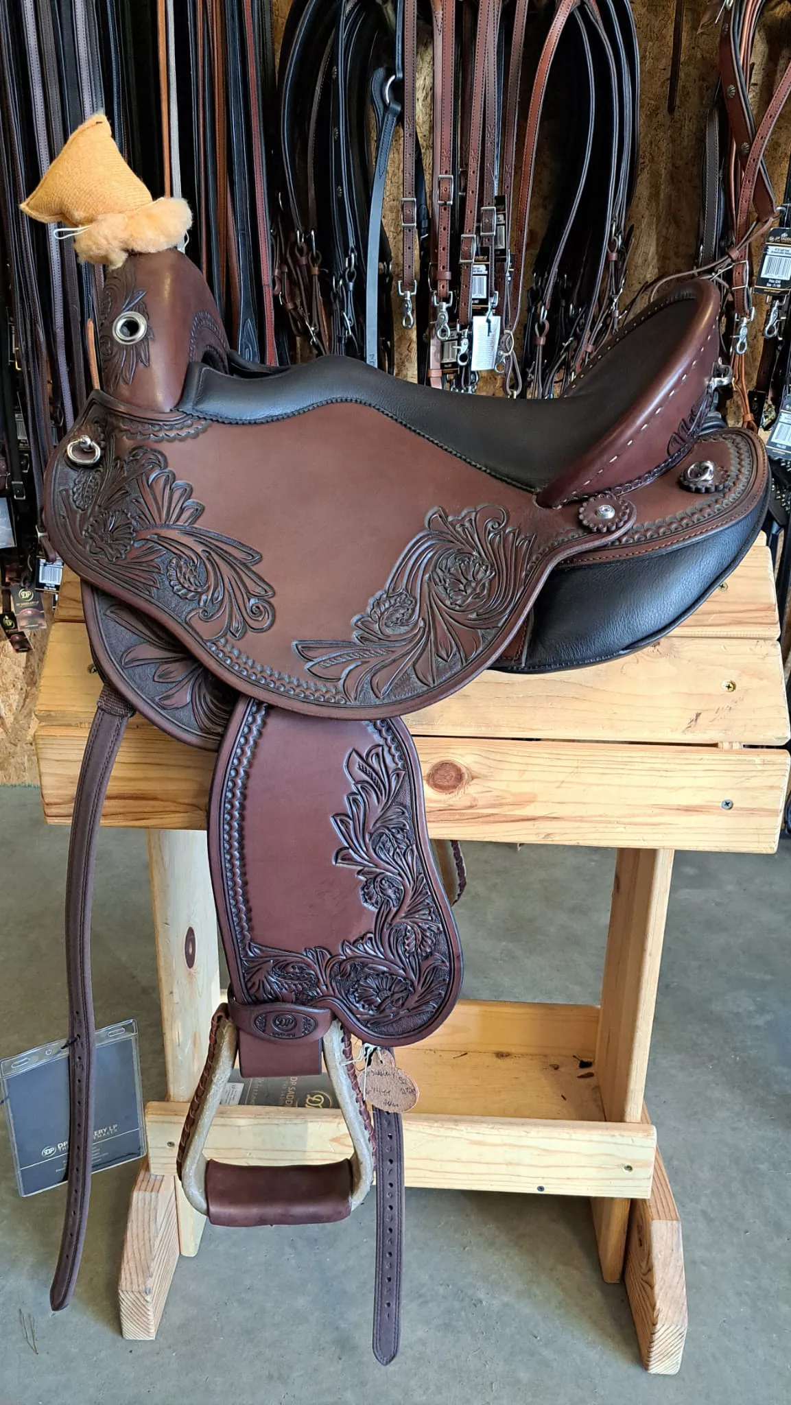 DP Saddlery Quantum Short & Light Western 7411(WD)