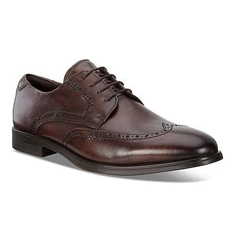 Ecco Melbourne Men’s Cocoa Brown Laced Shoe 621664