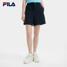 FILA CORE CROSS OVER MODERN HERITAGE Women Knit Short Pants in Navy