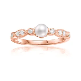 Fresh Water Round Pearl Ring