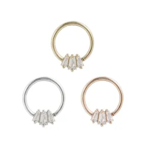 Gemma Trios CZ Seamless Ring