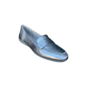 Genn Flow Pewter Metallic Leather Loafer