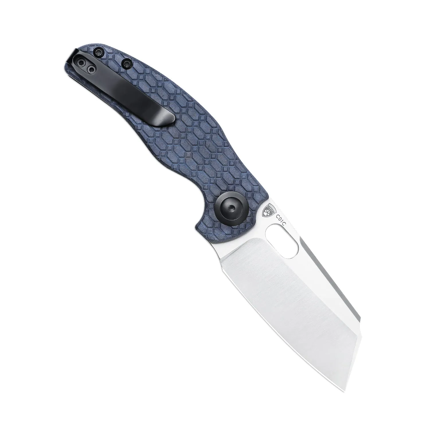 Kizer Sheepdog C01C Liner Lock Knife Blue Richlite Handle V4488C3 (3.30 Satin)