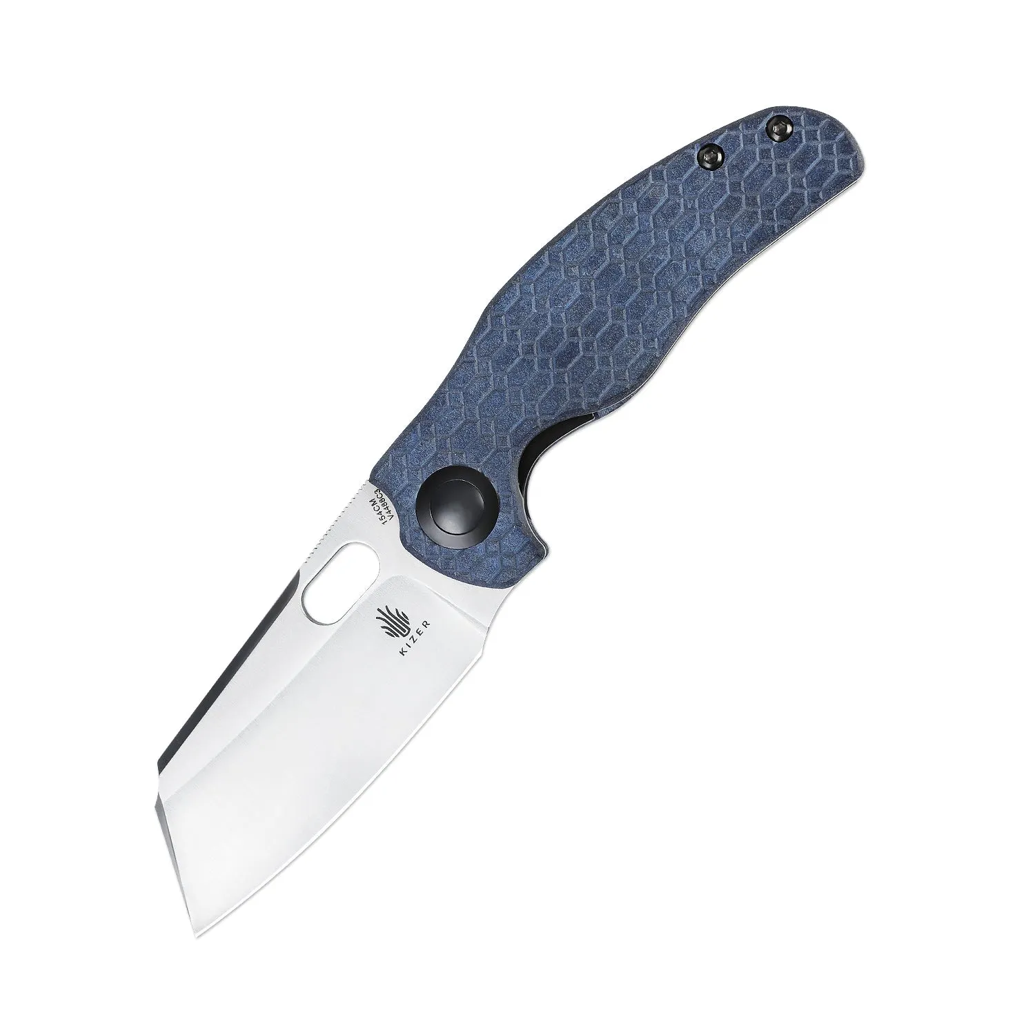 Kizer Sheepdog C01C Liner Lock Knife Blue Richlite Handle V4488C3 (3.30 Satin)