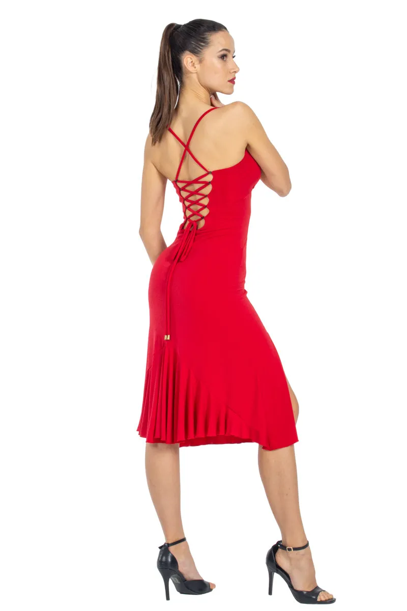 Lace-up Milonga Dress