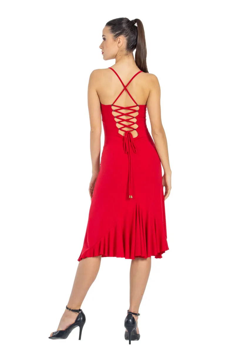 Lace-up Milonga Dress