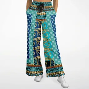 Many Blessings Horus Eye SW Stretchy Phat Bellbottoms