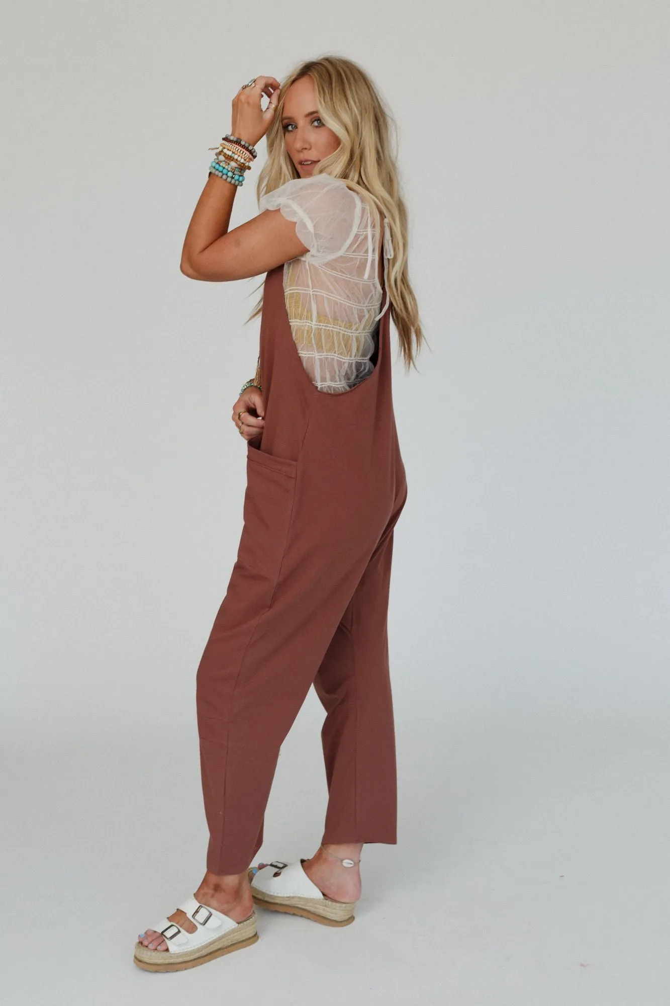 Marina Bay Jumpsuit - Mocha