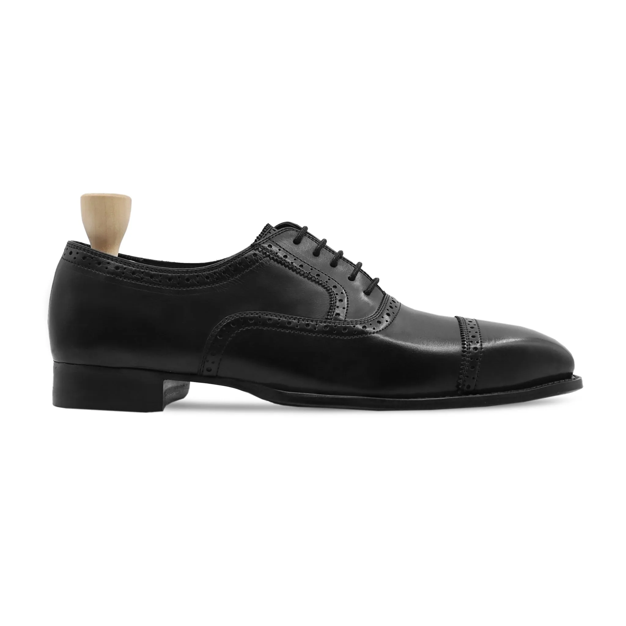 Muscat Gy - Men's Black Calf Leather Oxford Shoe