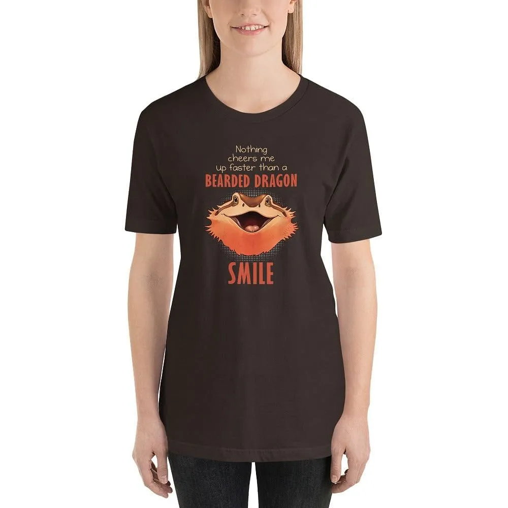 Nothing Cheers Me Up, Cute Bearded Dragon Unisex Tee