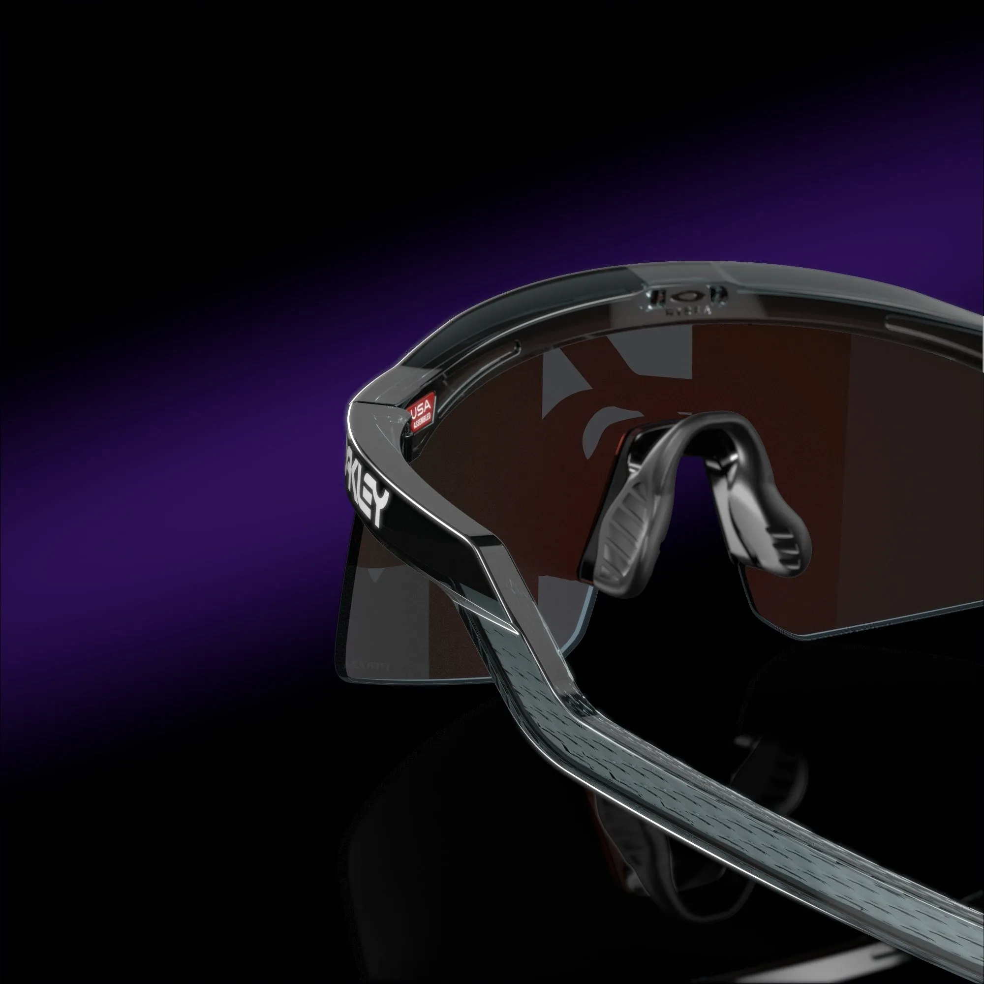 Oakley Hydra Prizm Violet Lenses Crystal Black Frame