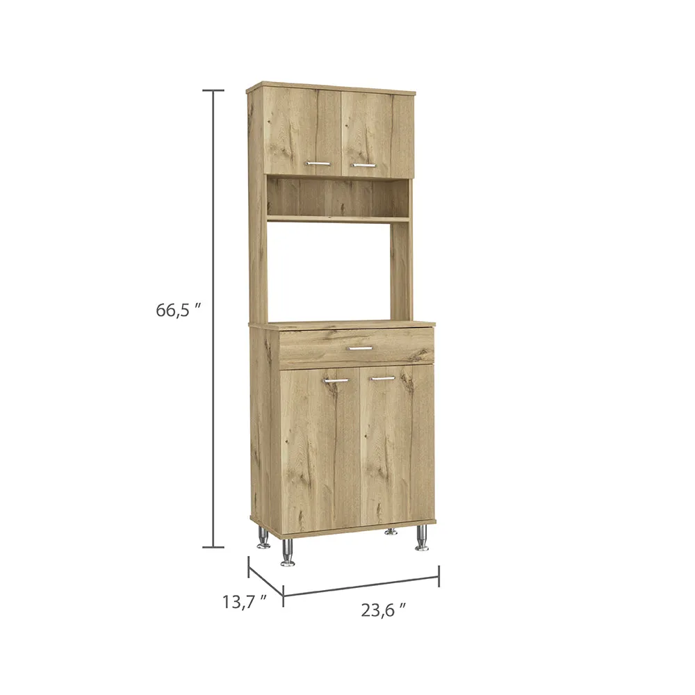 Pantry Piacenza 2 Double Door Cabinet Light Oak