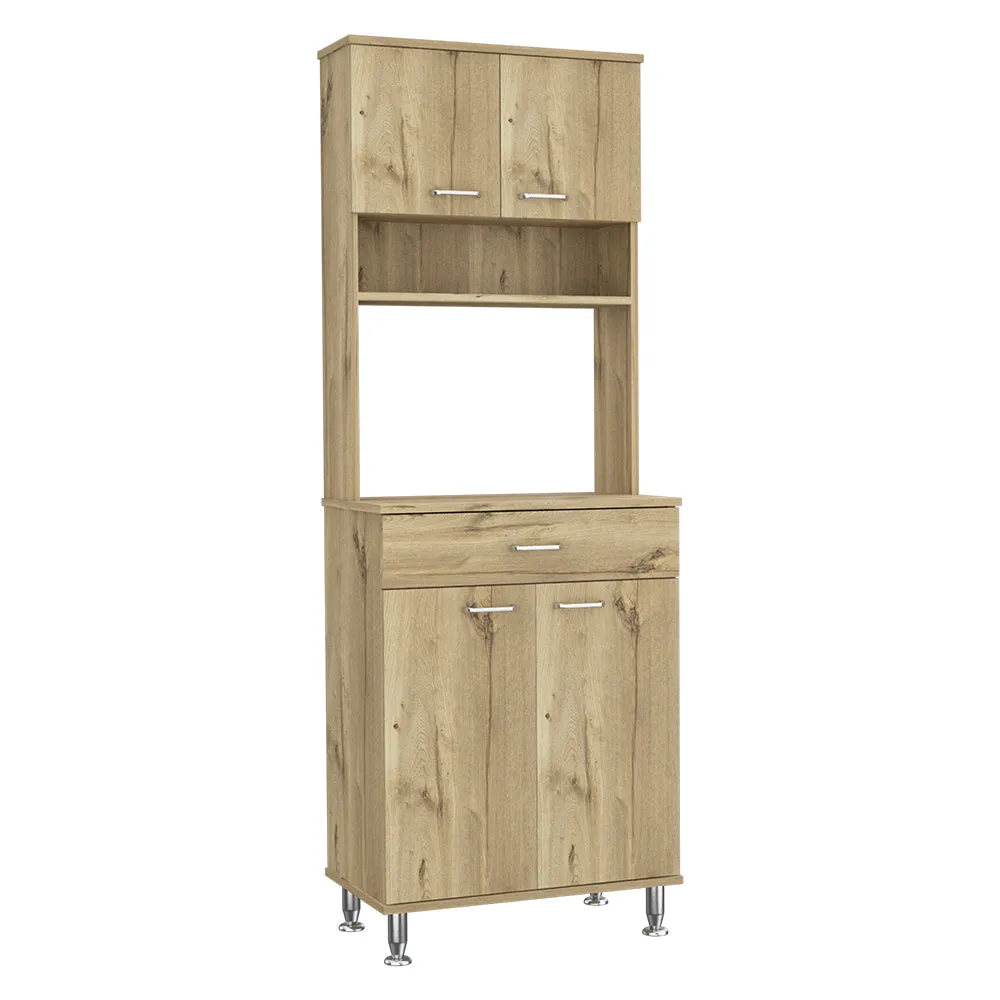 Pantry Piacenza 2 Double Door Cabinet Light Oak