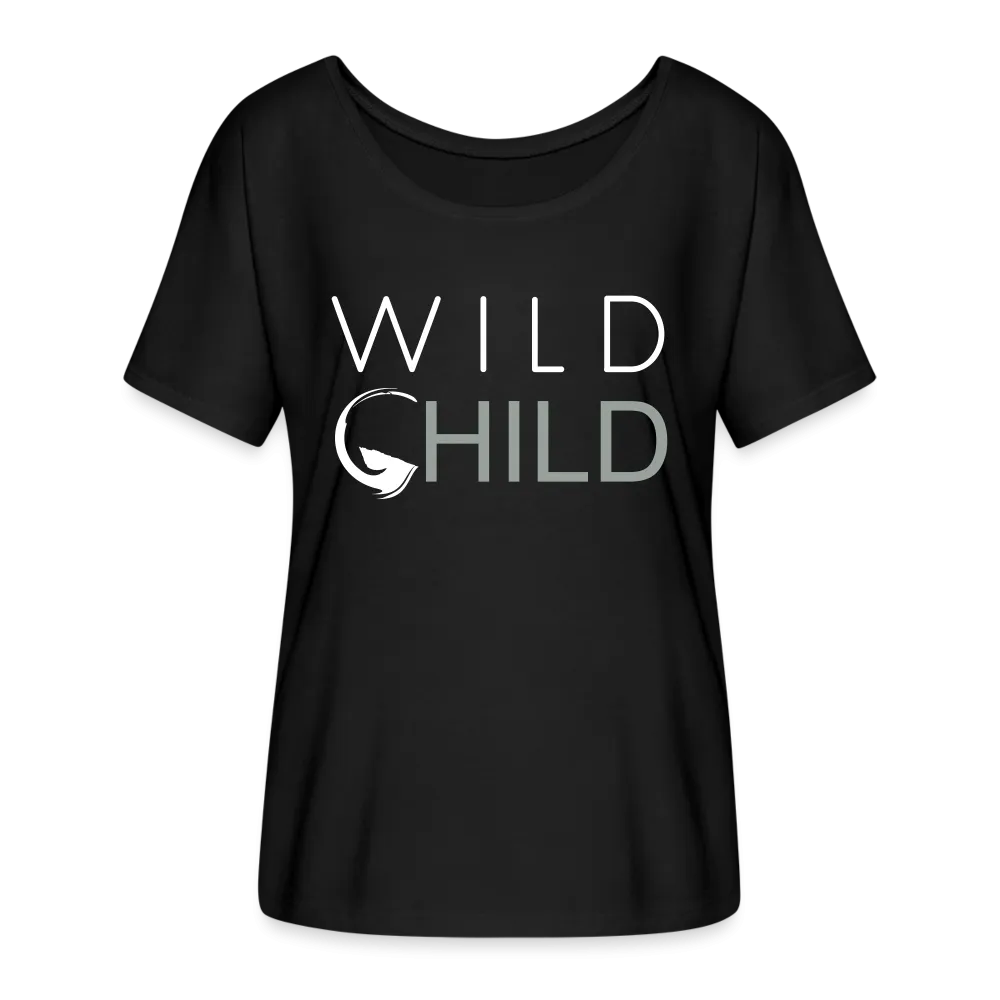 REBEL WILD CHILD TEE | black