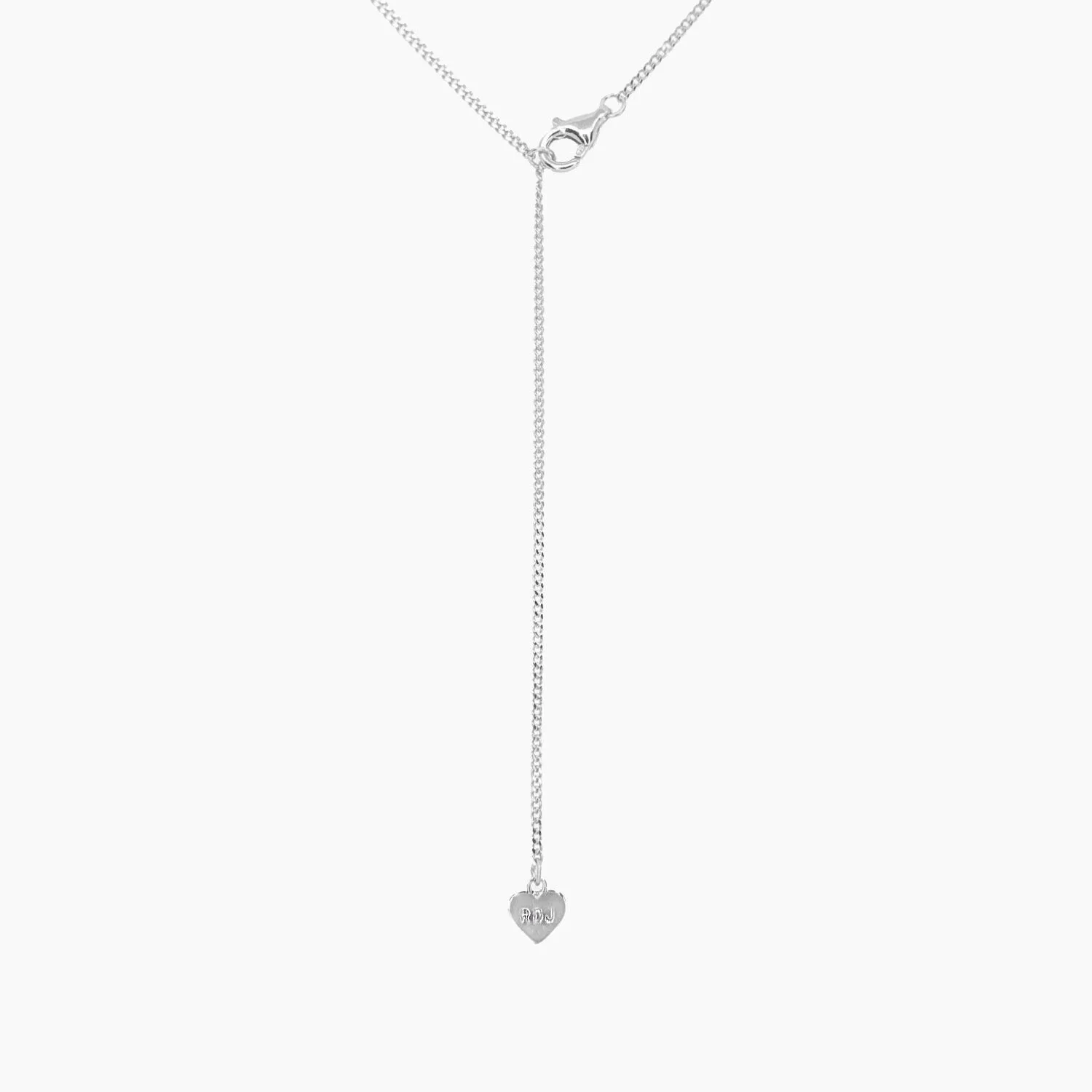 Roma Oval Locket Necklace (Silver)