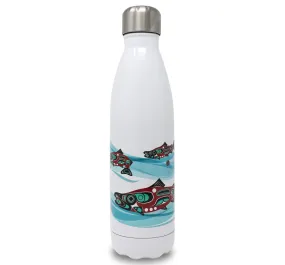 Salmon Run Formline Tapered Water Bottle