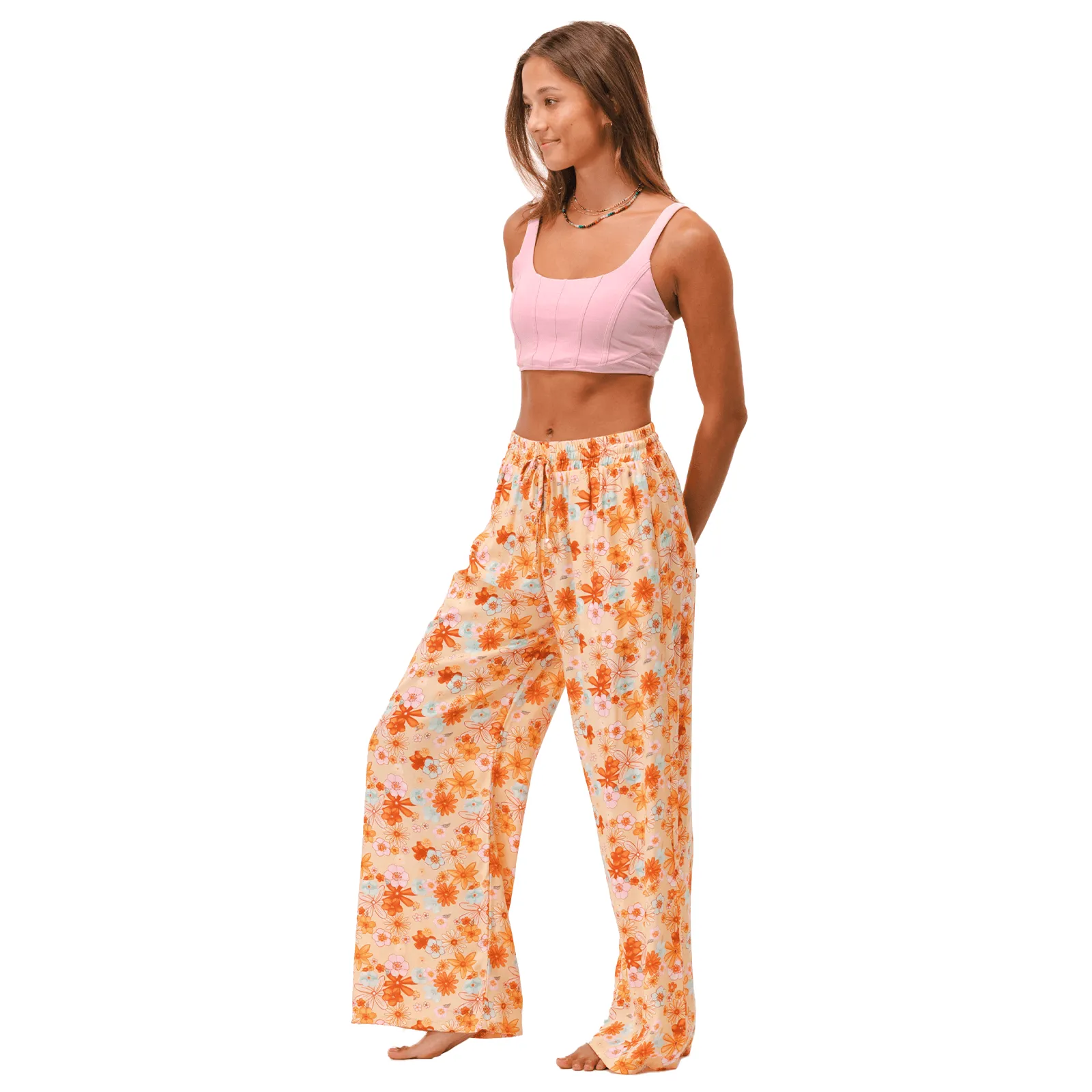 San Clemente Wide Leg Drawstring Pants