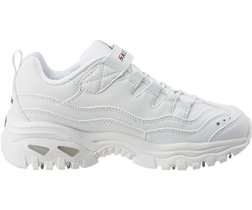 Skechers Energy 30225L/WML white girls' sneakers