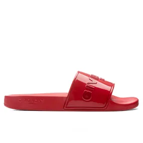 Slide Flat Sandal - Red