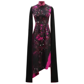 SPARKLE BY KAREN CHAN x Fung Yuen Butterfly Reserve【CHINESE WINDMILL】100% Silk Cheongsam (Long Sleeve) (中華麝鳳蝶)