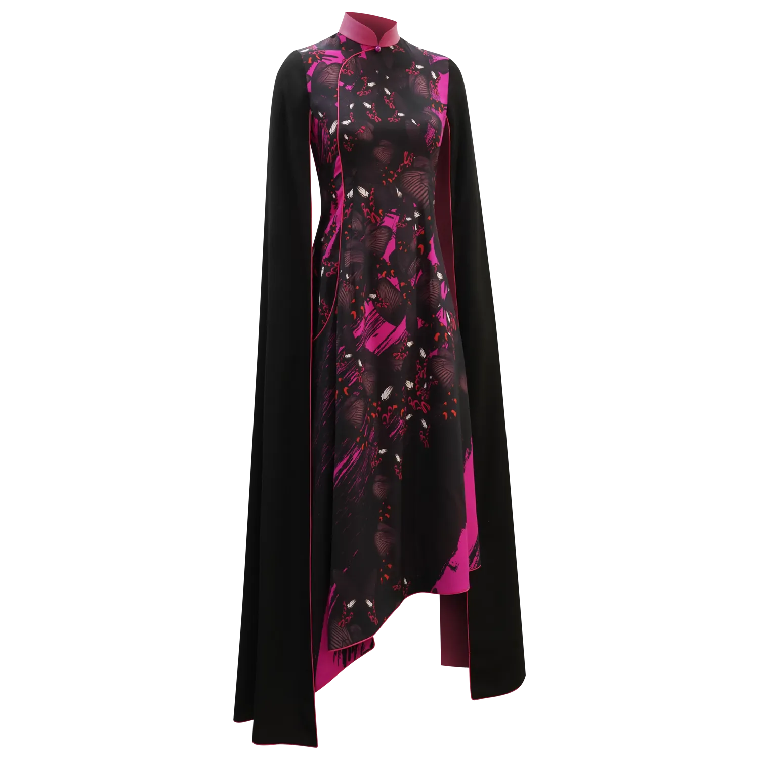 SPARKLE BY KAREN CHAN x Fung Yuen Butterfly Reserve【CHINESE WINDMILL】100% Silk Cheongsam (Long Sleeve) (中華麝鳳蝶)