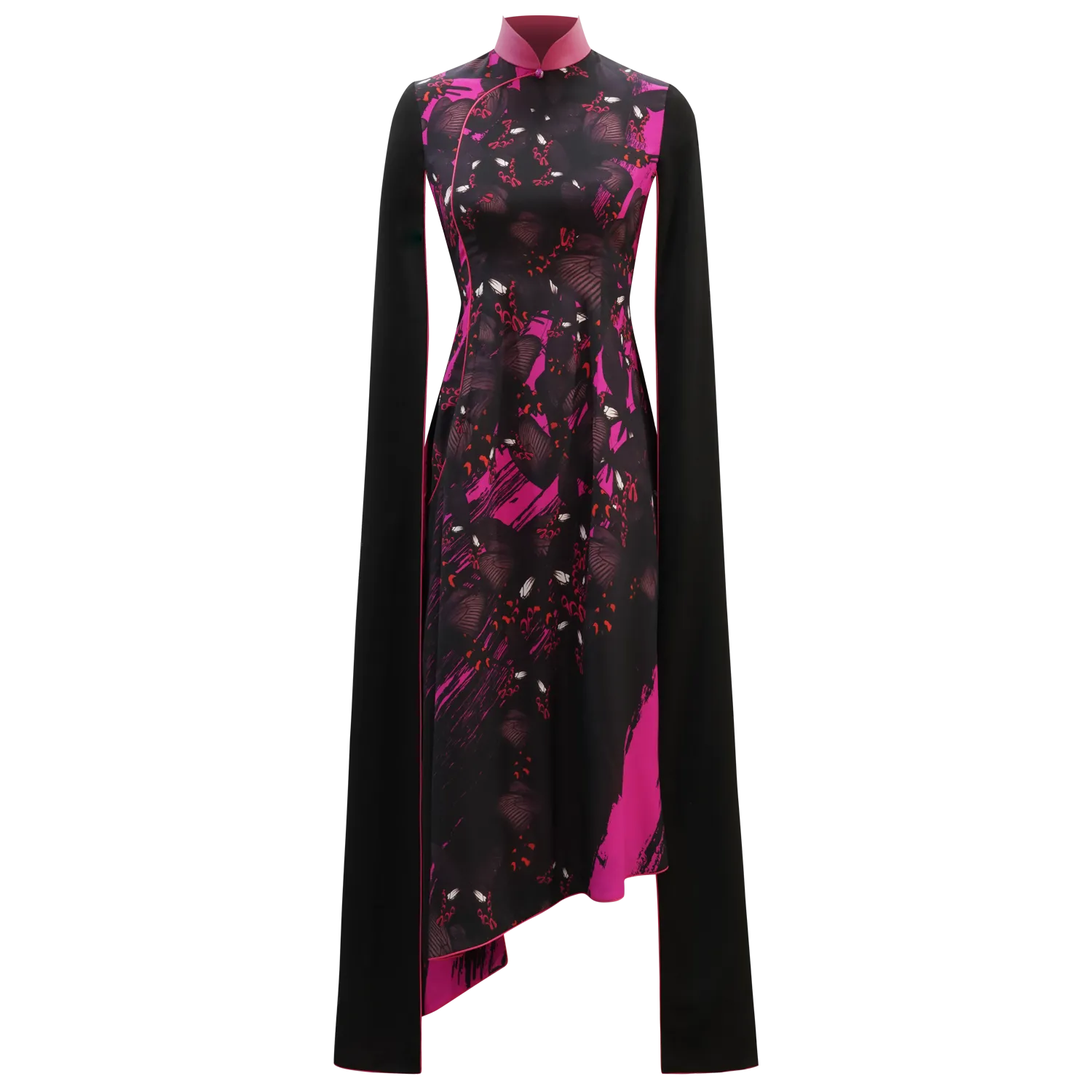 SPARKLE BY KAREN CHAN x Fung Yuen Butterfly Reserve【CHINESE WINDMILL】100% Silk Cheongsam (Long Sleeve) (中華麝鳳蝶)