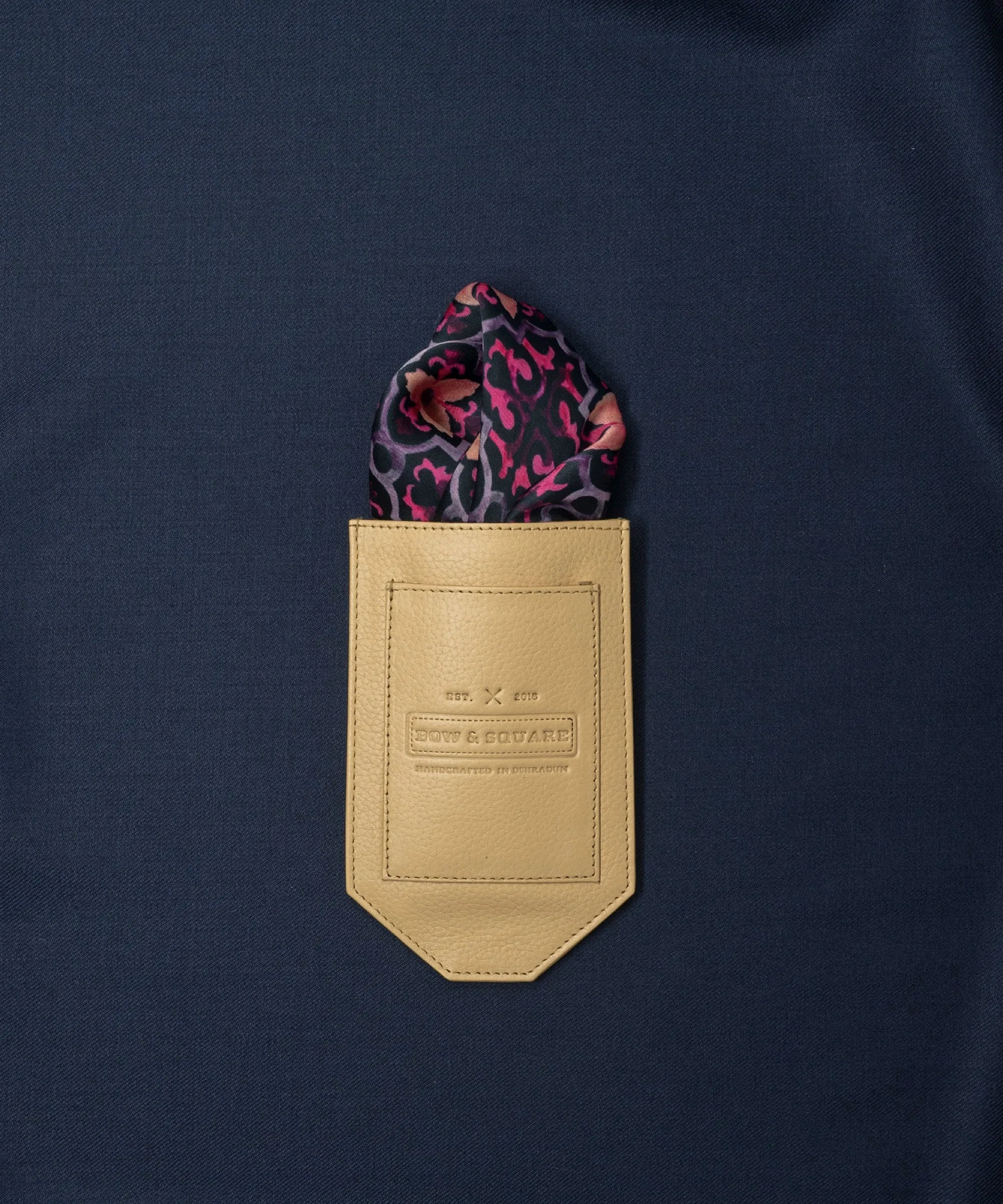 Sun & Sand Floral Pink Pocket Square