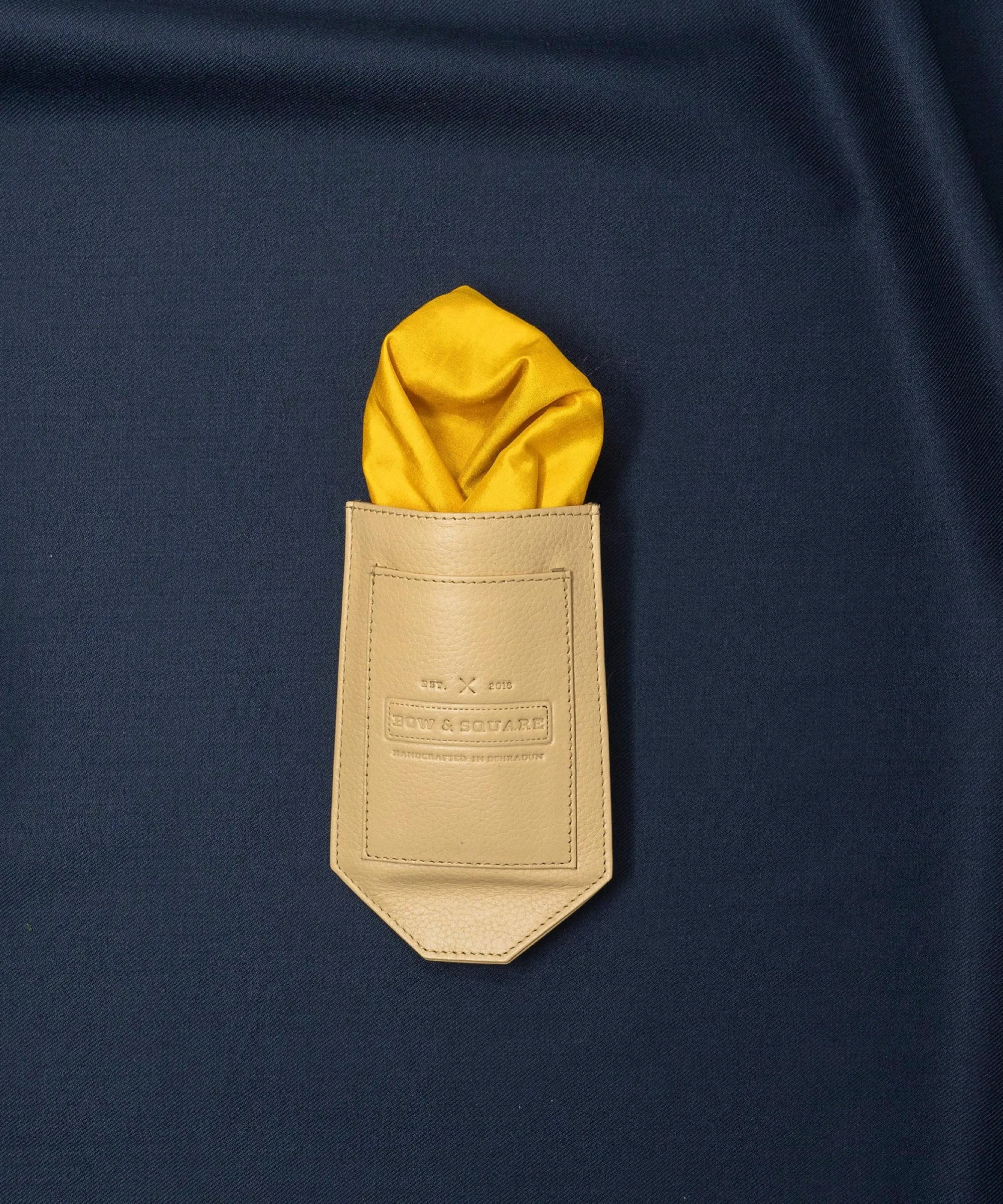 Sun & Sand Yellow Pocket Square