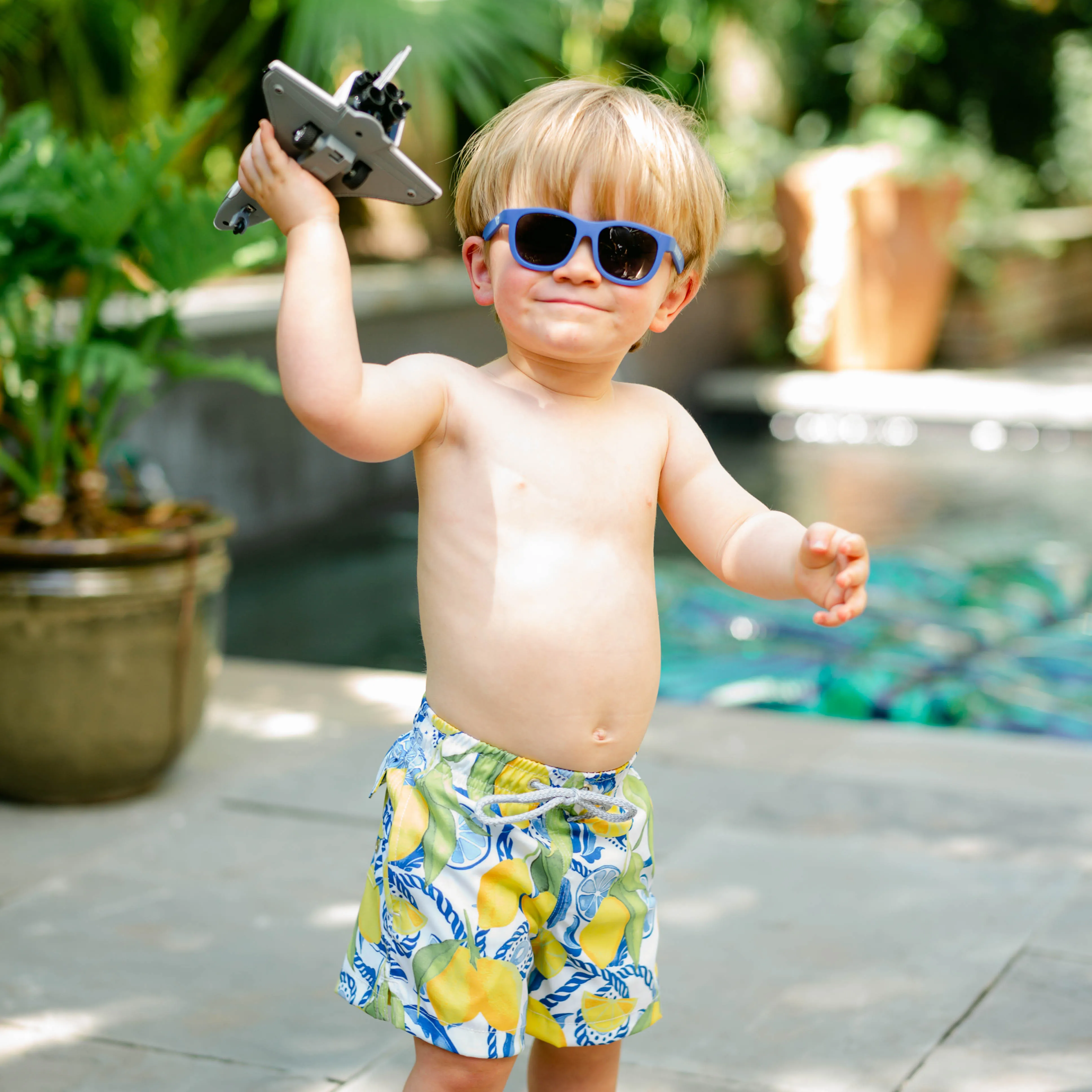 The Lemonade Stand - Boys Swim Trunks UPF 50 