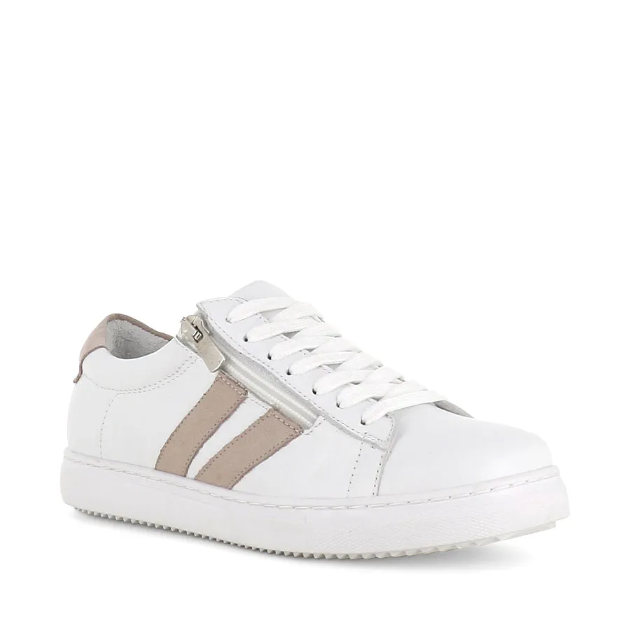 ULTIMATE - WHITE/TAUPE LEATHER