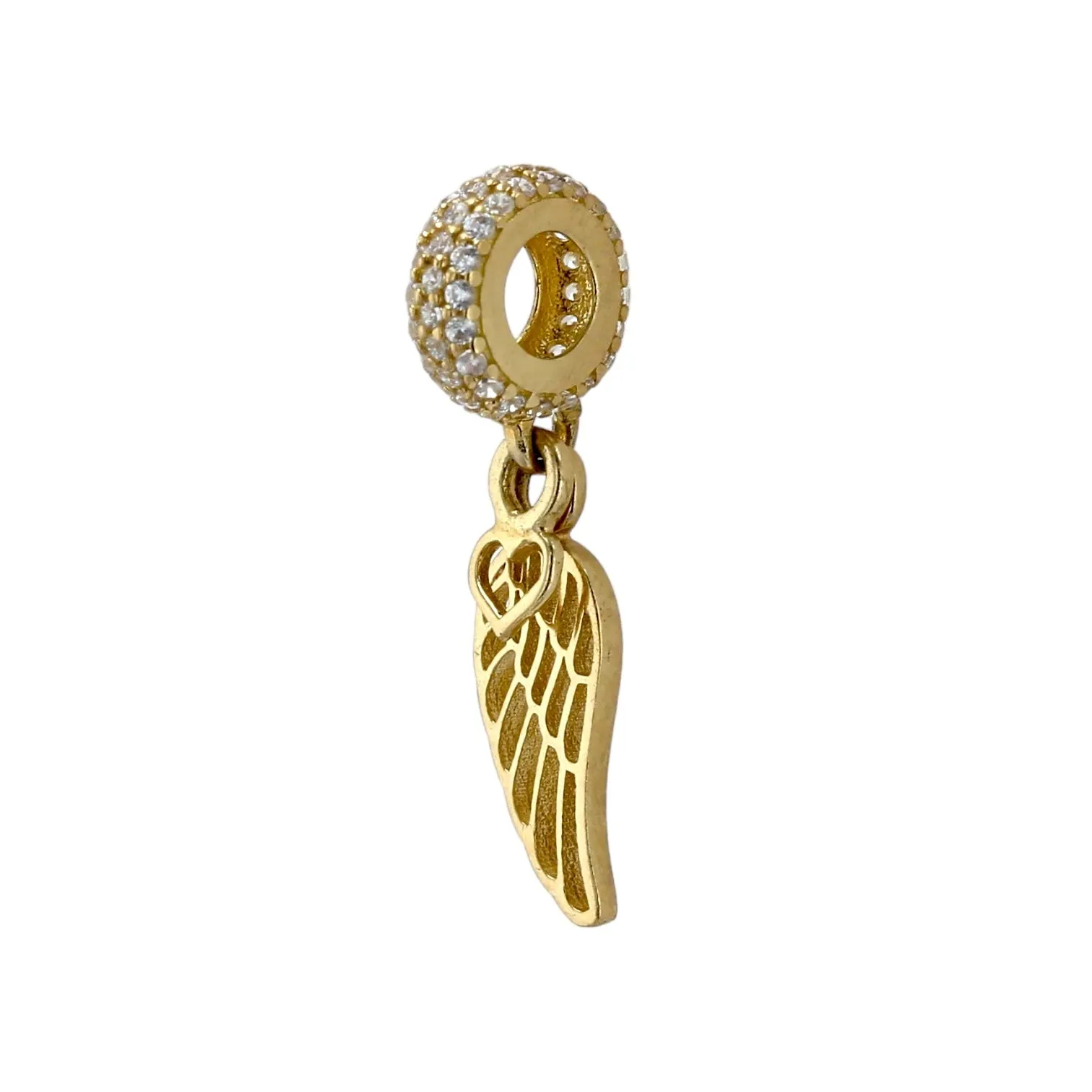 Wing yellow gold Astra charm